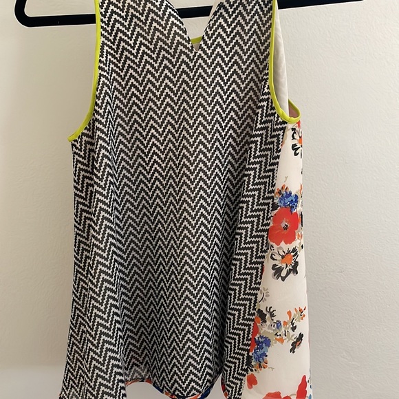 VINEET BAHL mixed print sleeveless top - Picture 4 of 4